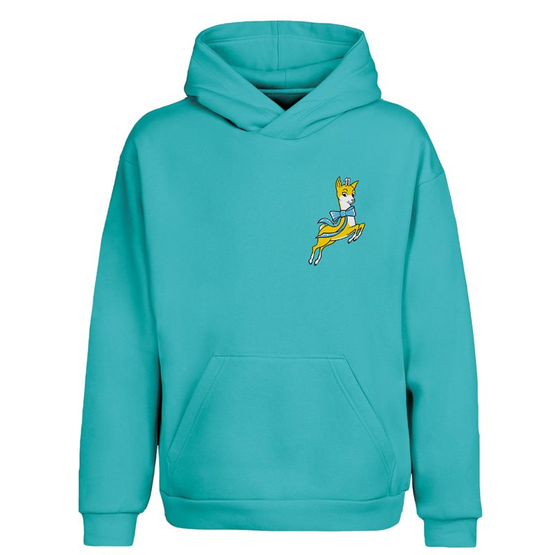 Babycham Teal Hoodie